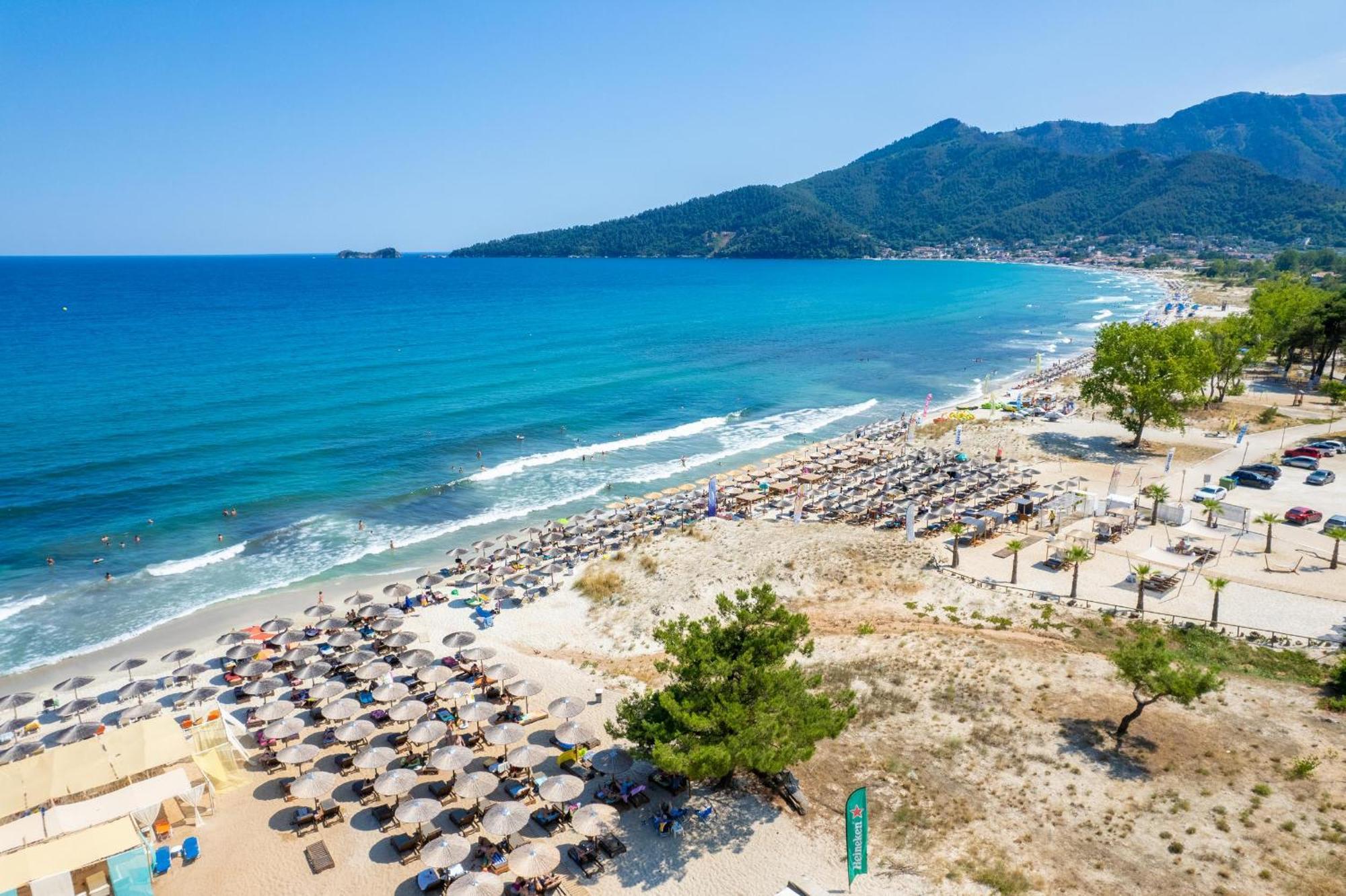 Artemis Beach Apartments Chrisi Ammoudia Eksteriør billede