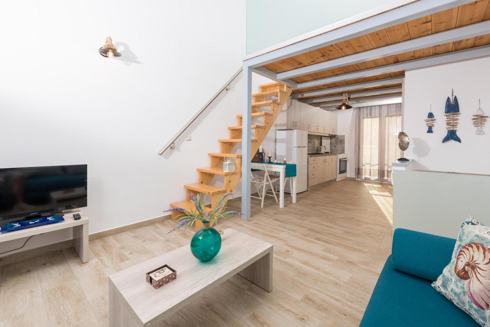 Artemis Beach Apartments Chrisi Ammoudia Eksteriør billede