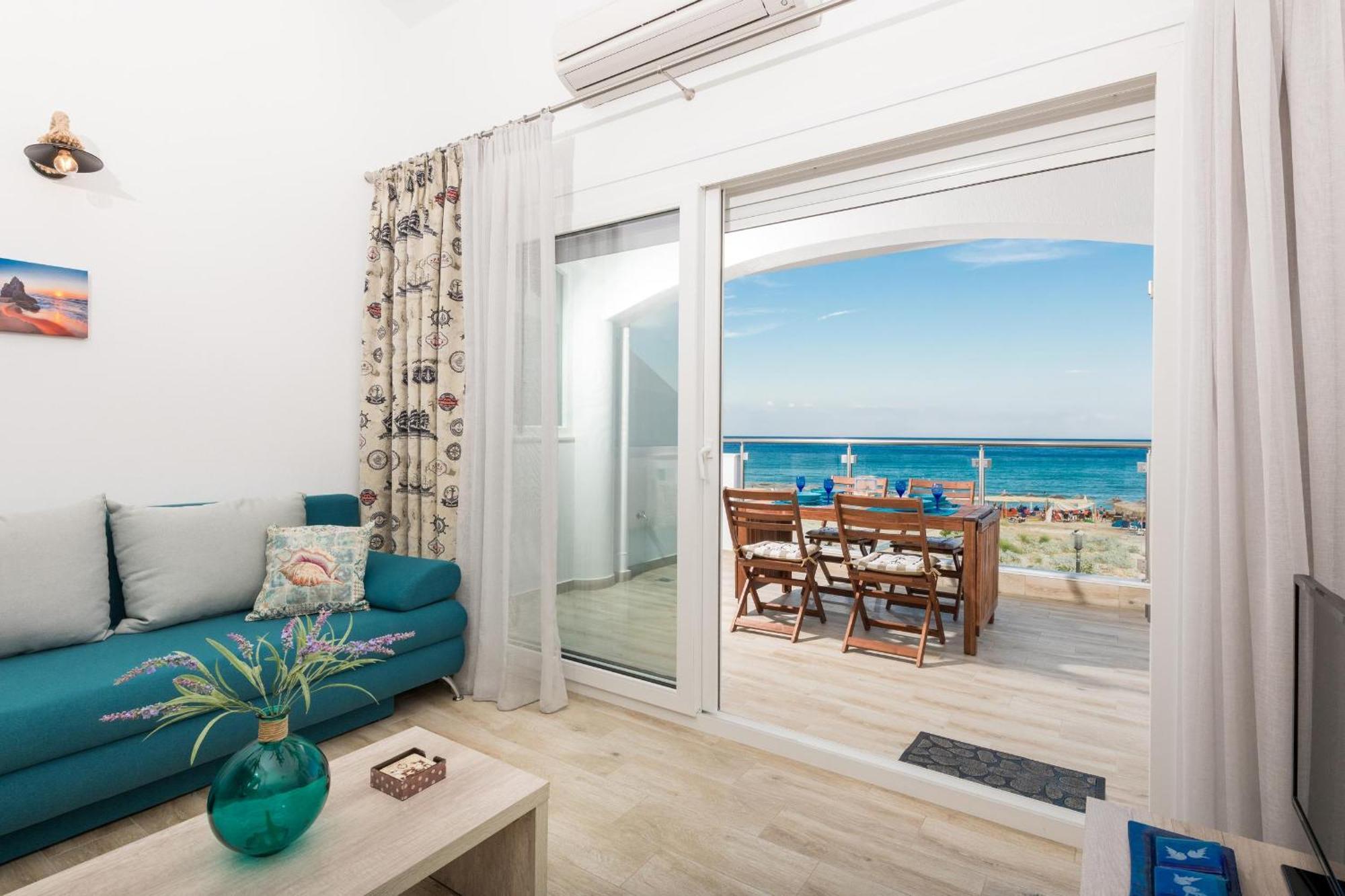 Artemis Beach Apartments Chrisi Ammoudia Eksteriør billede